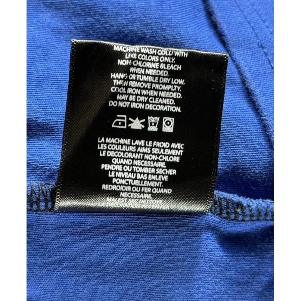 Vie Riche+Paris Men's Xl Black Designer Color Block Pullover T-shirt Multicolor - Picture 6 of 8